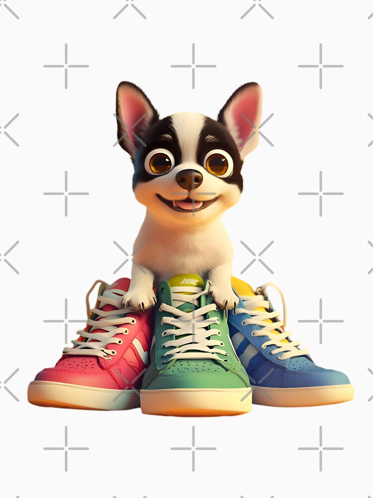 Sneaker Pup Mischief by AI-Only Creations