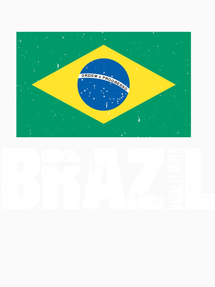 Brazil Flag T-Shirt for Men and Women by AllStarMerch