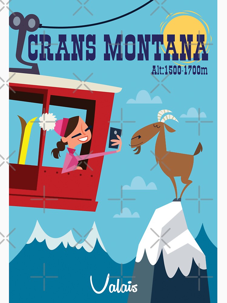 Crans Montana poster by GAGodel