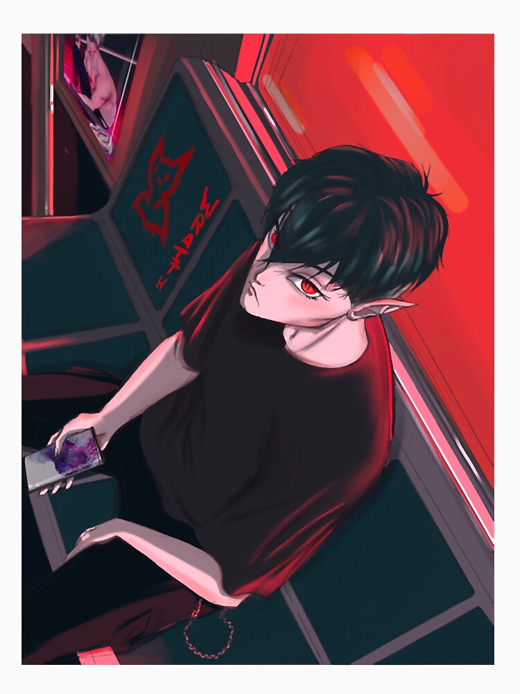 Vampire Boy on Subway Premium by GeneKlopens8