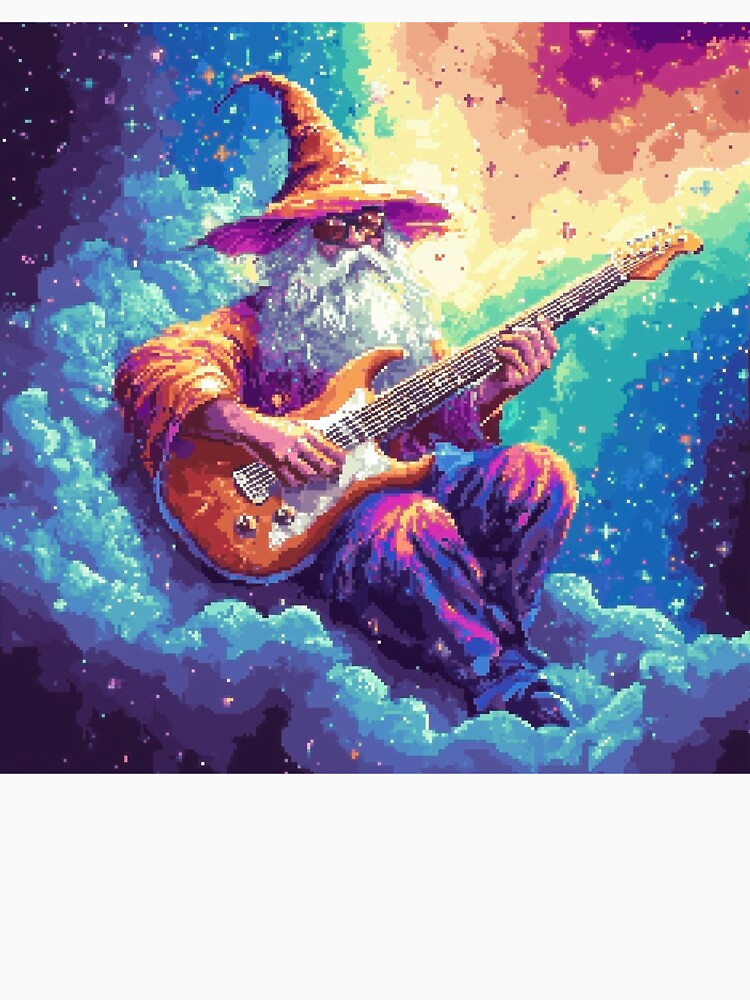 Rainbow Wizard Playing Guitar by Kaos-Bit