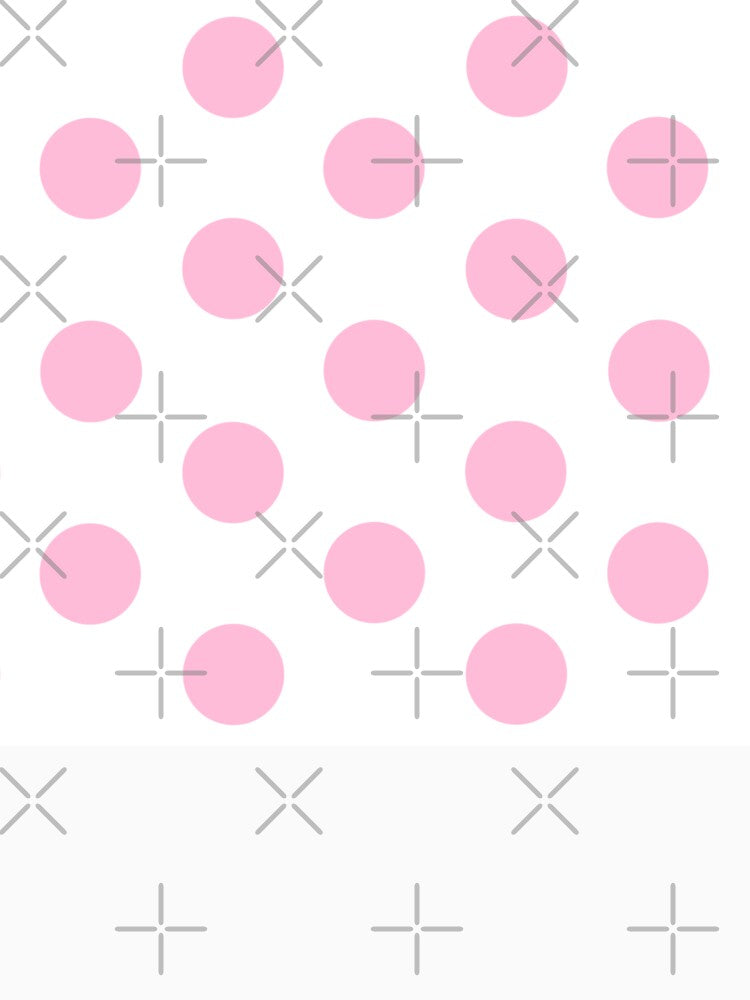 Large COTTON CANDY PINK and WHITE POLKA DOTS by RachelMacht
