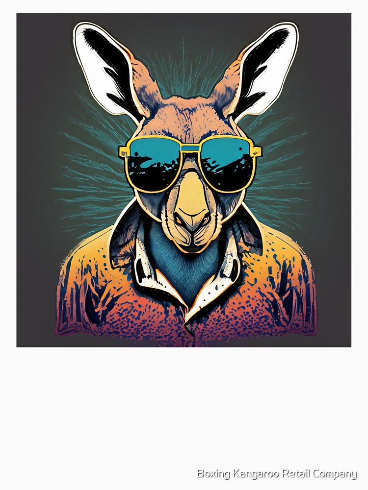 Kangaroo in oversized sunglasses by Boxing Kangaroo Retail Company