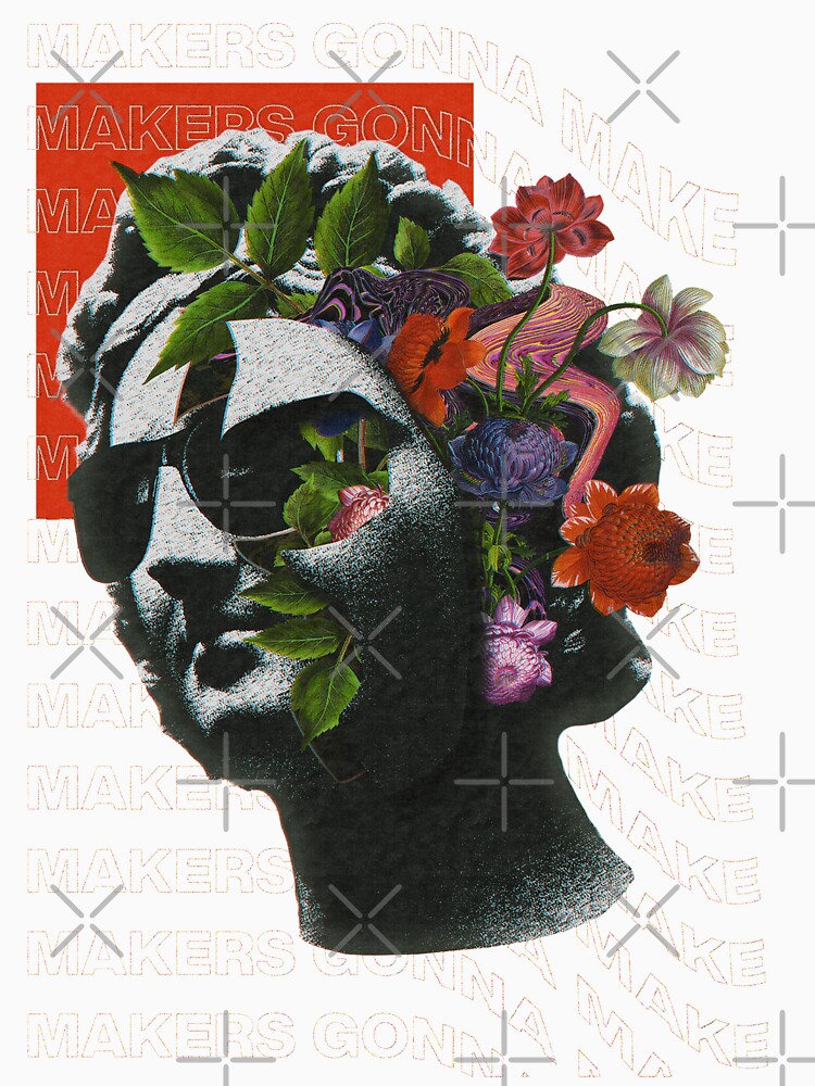 Streetwear Psychedelic Classic Rome Statue by katarsisworks