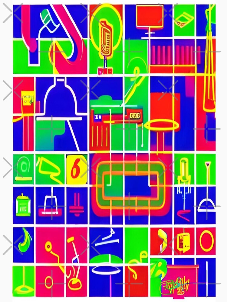 80’s Pop Art Vibes 85 by Benito Del Ray