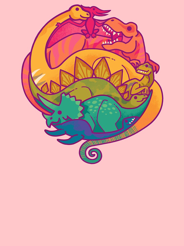 Dino Rainbow by Wayne Minnis