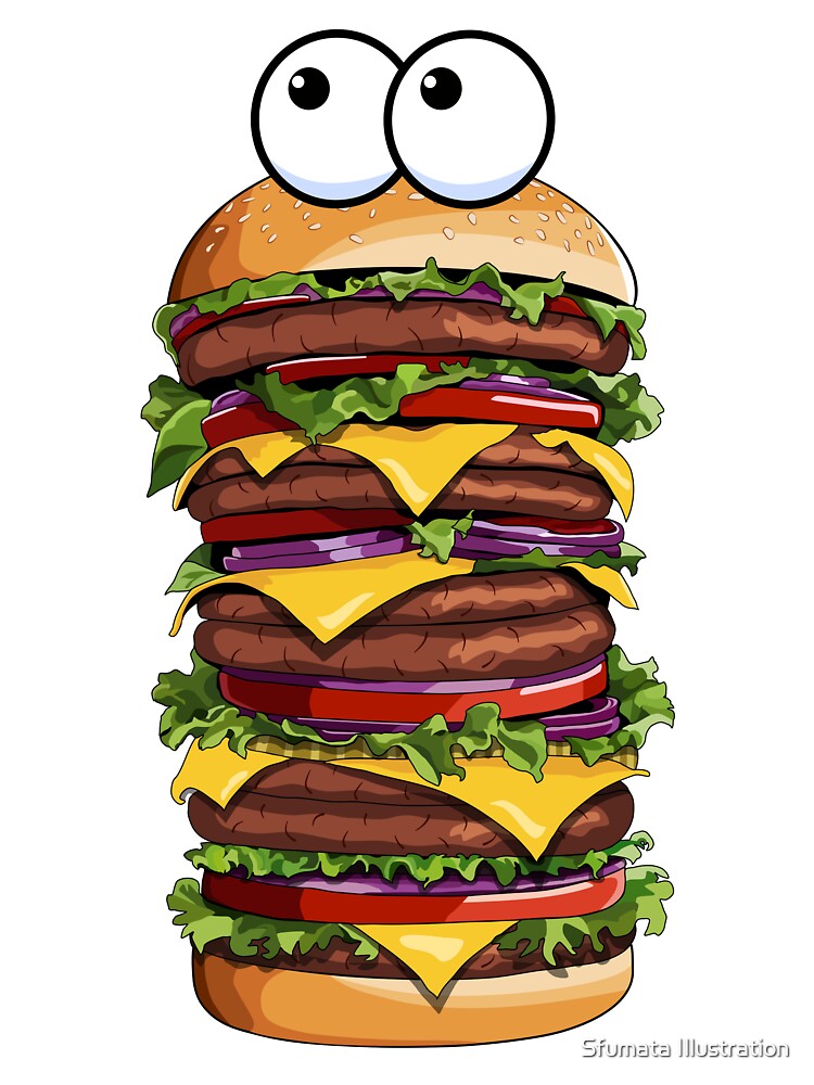 Monster Burger by Sfumata Illustration