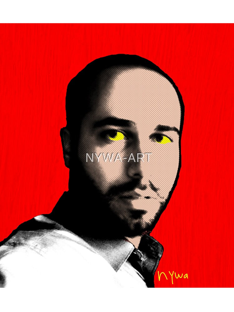SEXY FUNNY BOY - Pop art colors - boy by NYWA-ART
