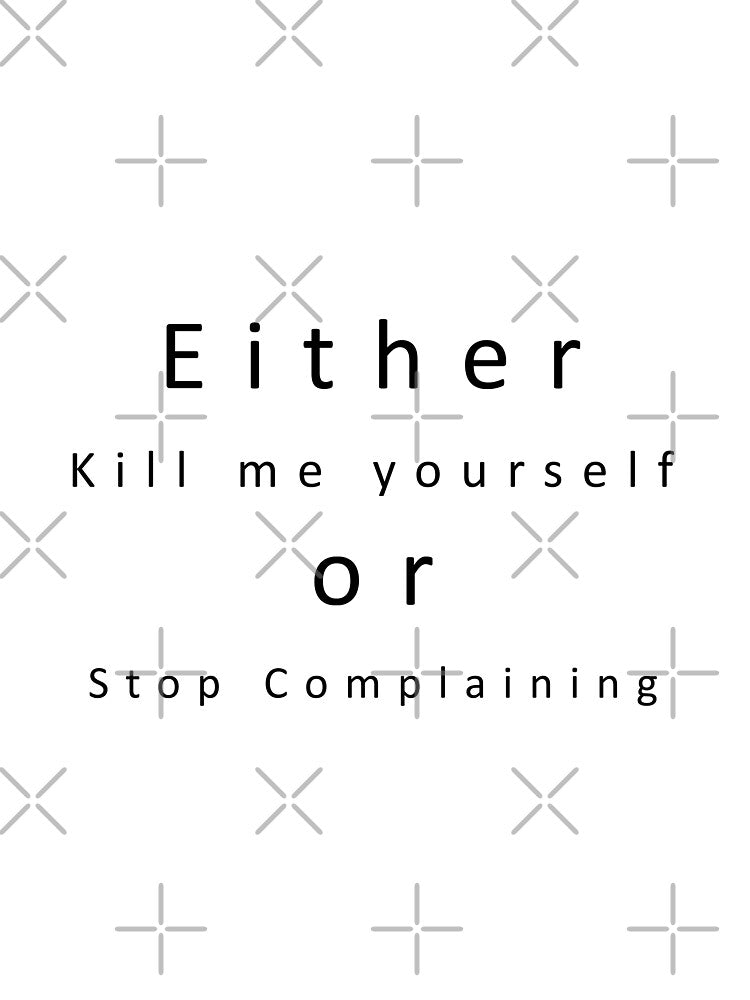 Stop Complaining by Frankie Mossolene