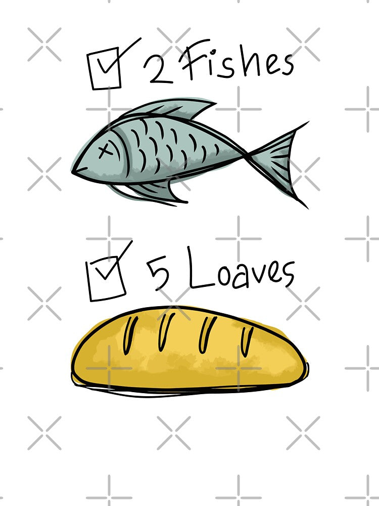 2 Fishes and 5 Loaves by Aruna25