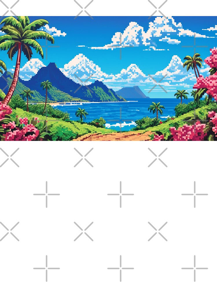 Island Pixel Art Beautiful Landscape vol.2 by ilomuilo