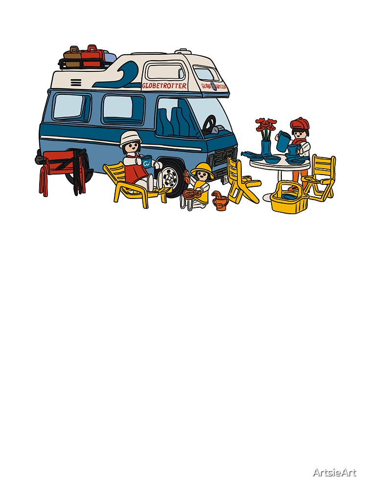 Globetrotter Playmobil by ArtsieArt