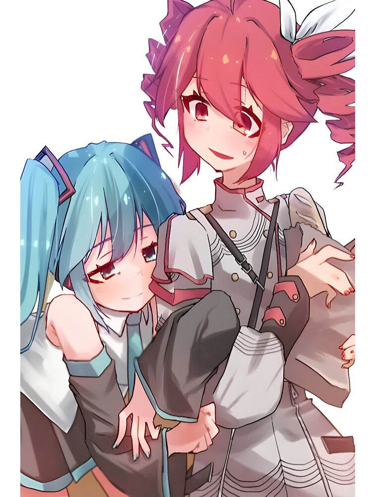 Kasane teto x miku by RadiantGraphics