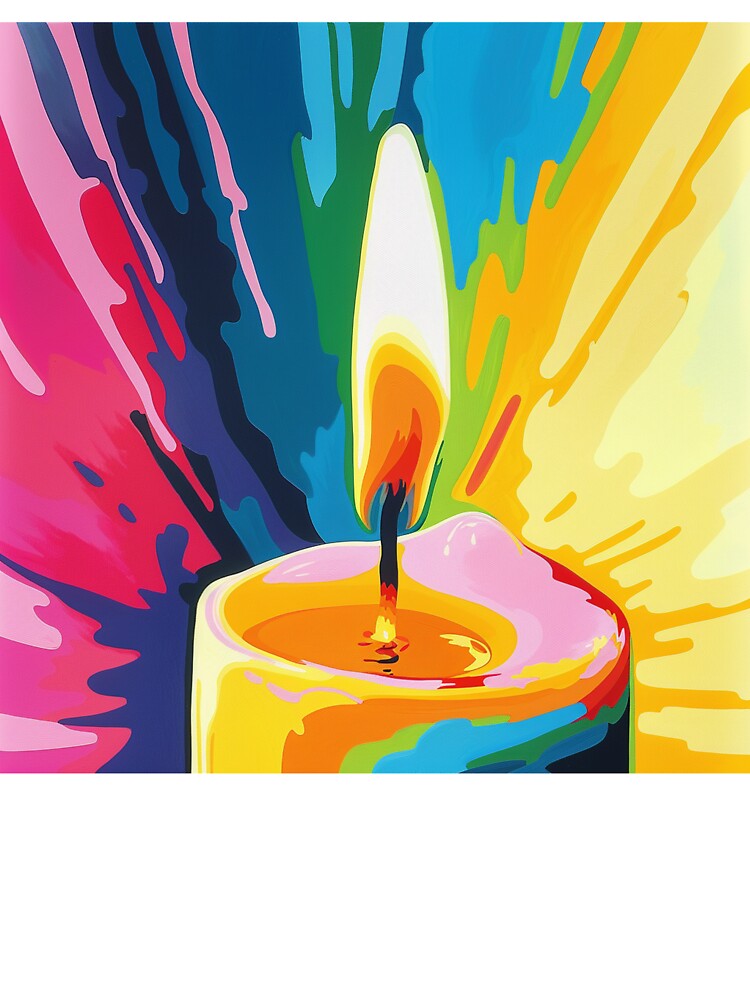 Candle Pop Art 14 by AstroRisq
