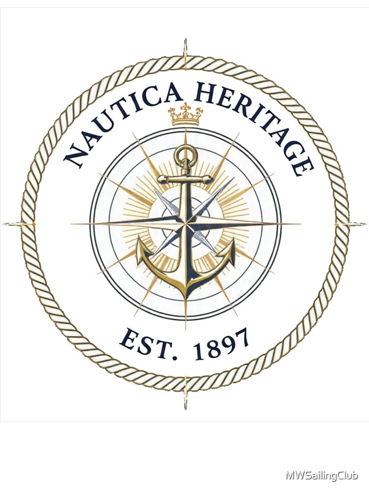 Nautica Heritage – Maritime Anchor Emblem by MWSailingClub