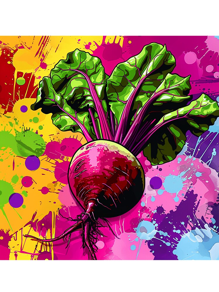 Beetroot Pop Art 4 by AstroRisq