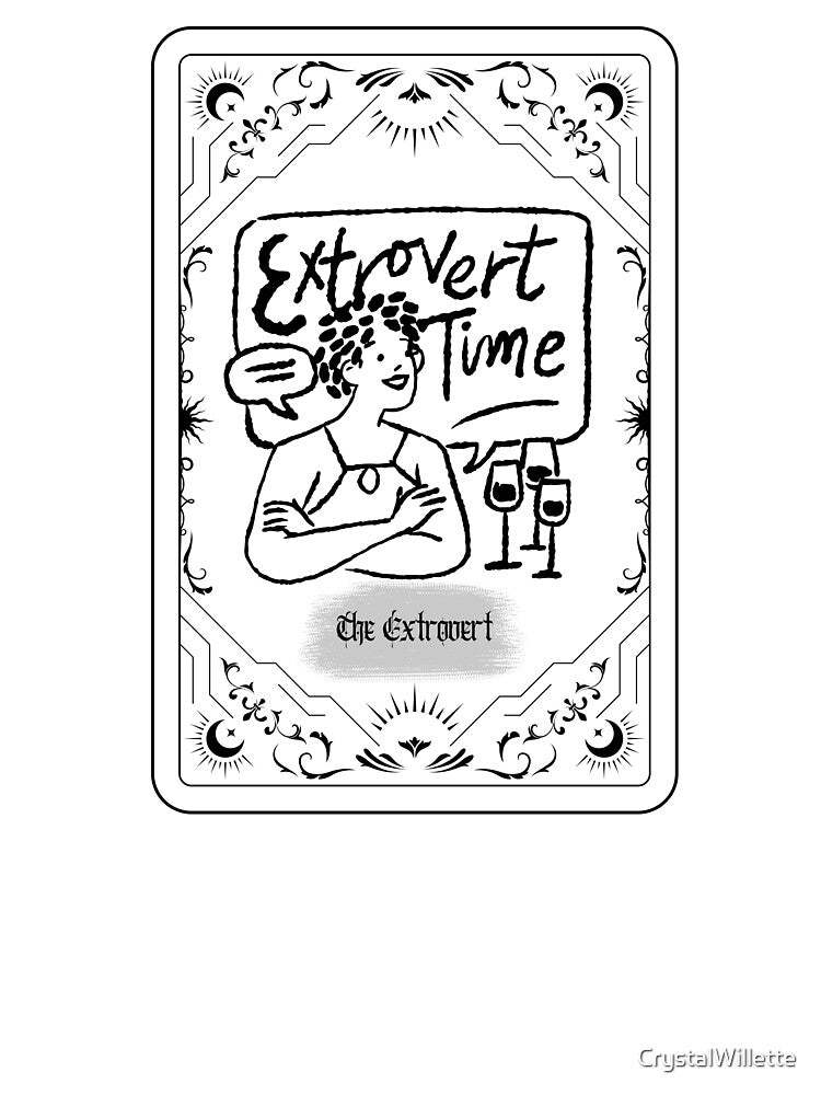 The Extrovert Tarot Card by CrystalWillette