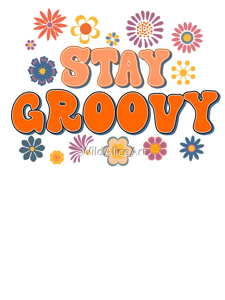 Stay Groovy Beatnik by WildAliceArt