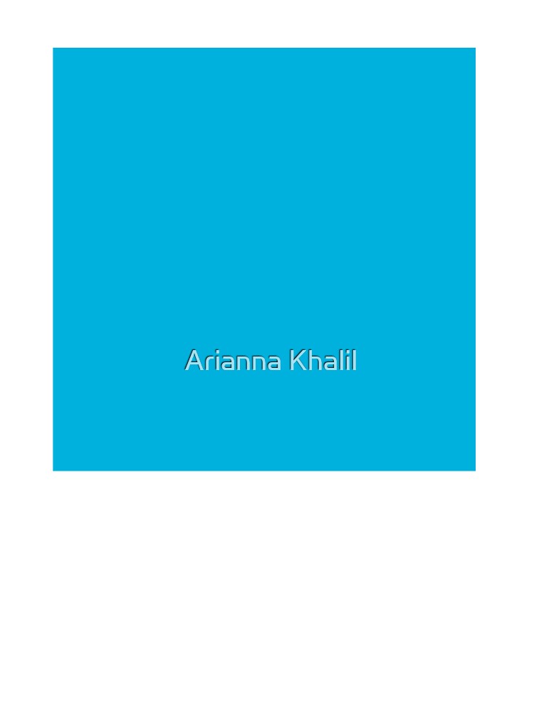 Solid Light Blue by Arianna Khalil