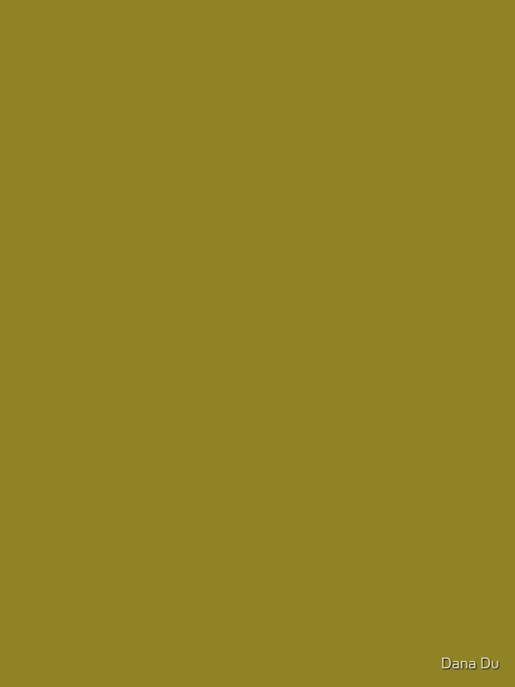 Retro 70s Moss Green solid color by Dana Du