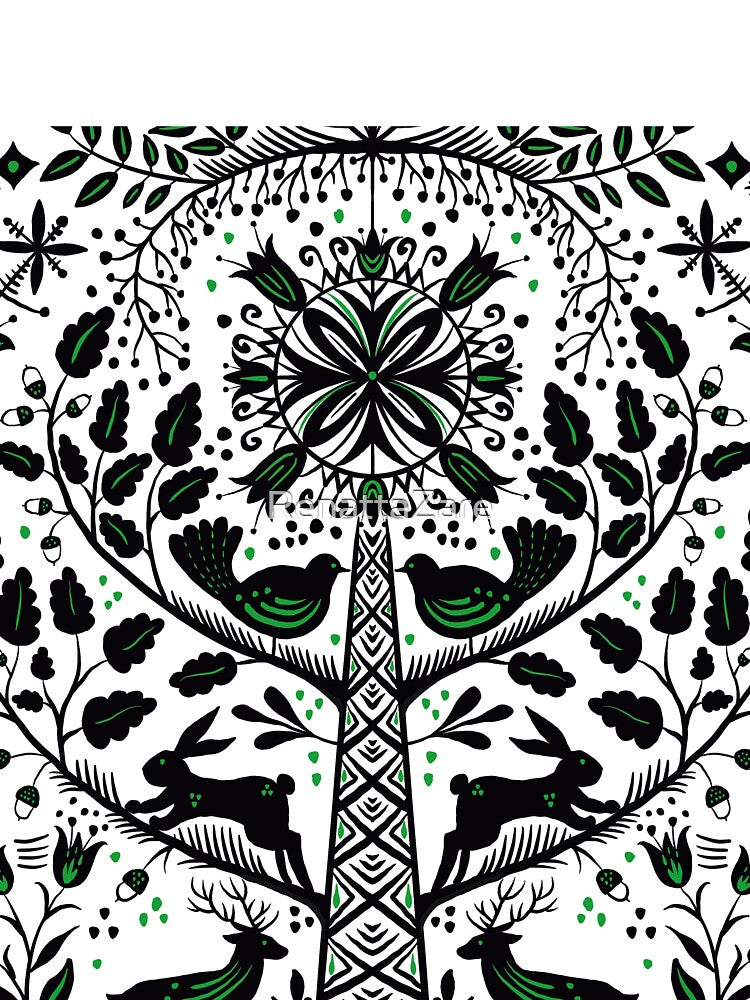 Lithuanian Minimalistic folk pattern by RenattaZare
