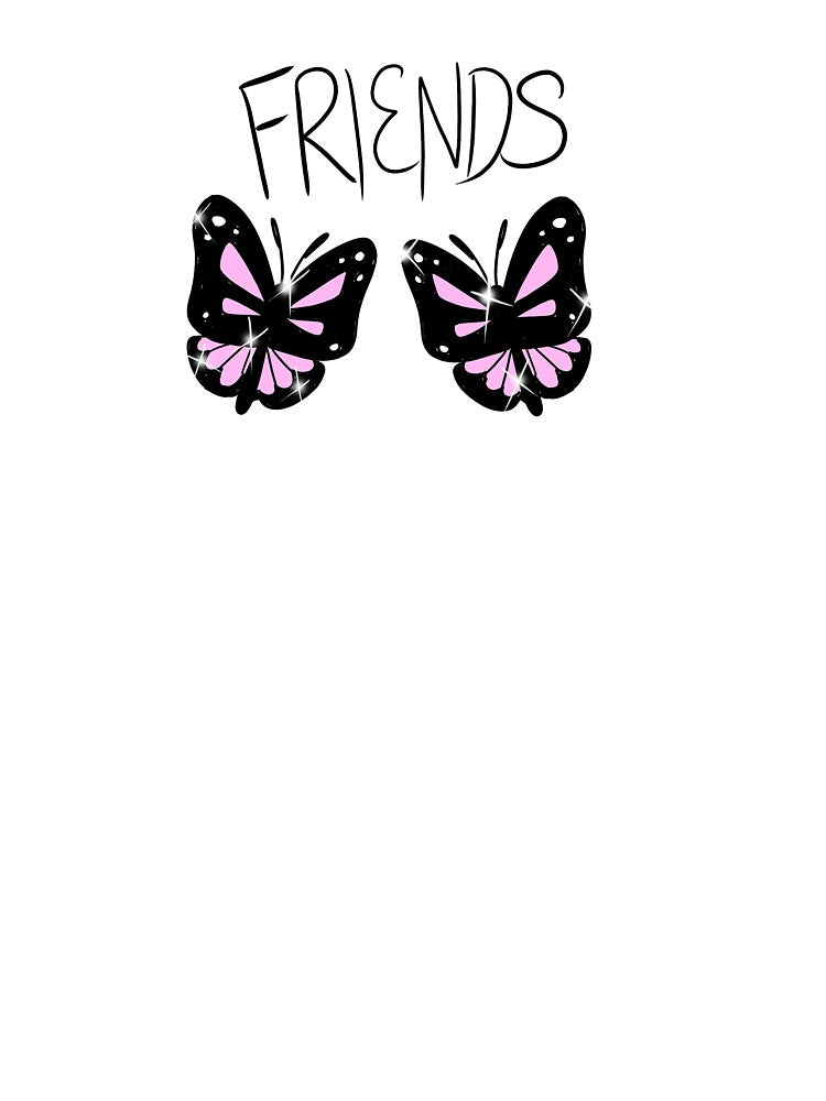 Butterfly Friends (pink) by gross-girl99