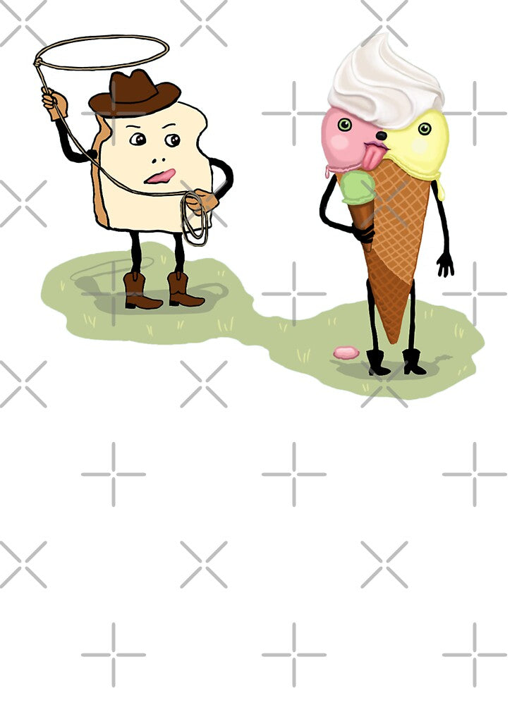 cannibalistic ice cream cute anthropomorphic food by LisetteBaron