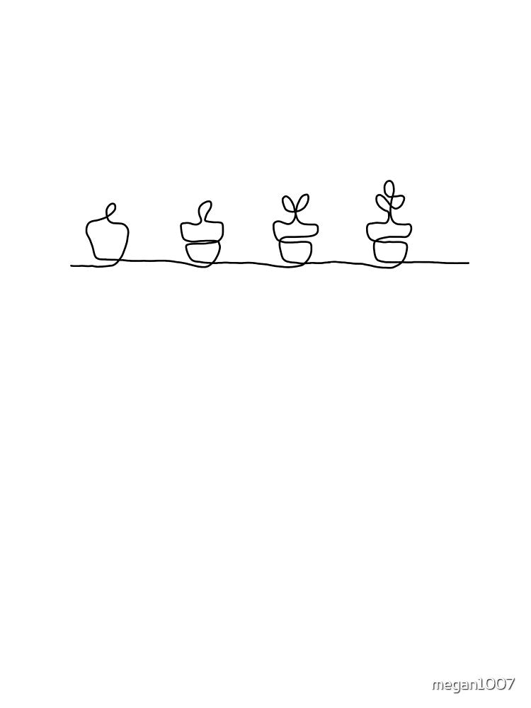One line growing plant by megan1007