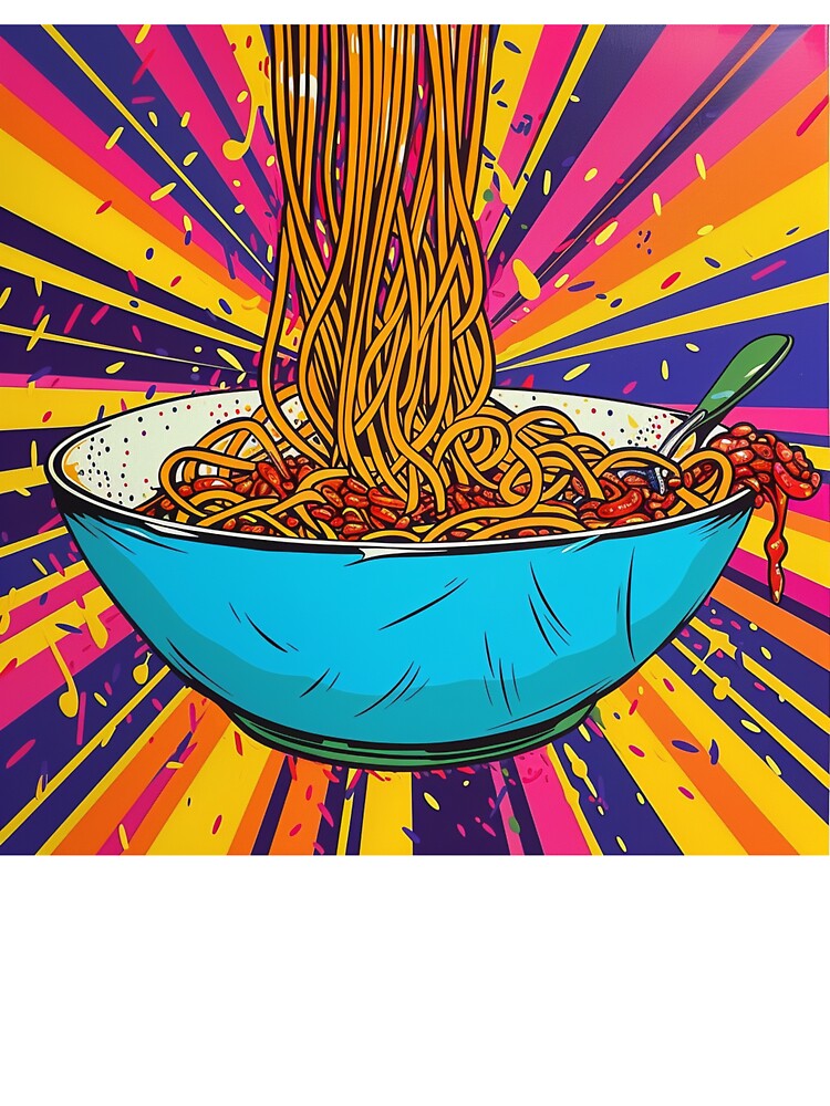 Pasta Pop Art 6 by AstroRisq