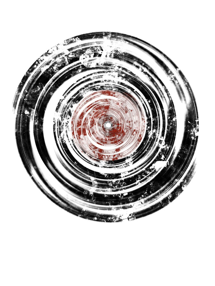 Old Vinyl Records Urban Grunge by huzaifadesigner