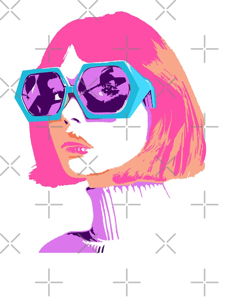 Neon Dreams Fashion Portrait by VectOstyle