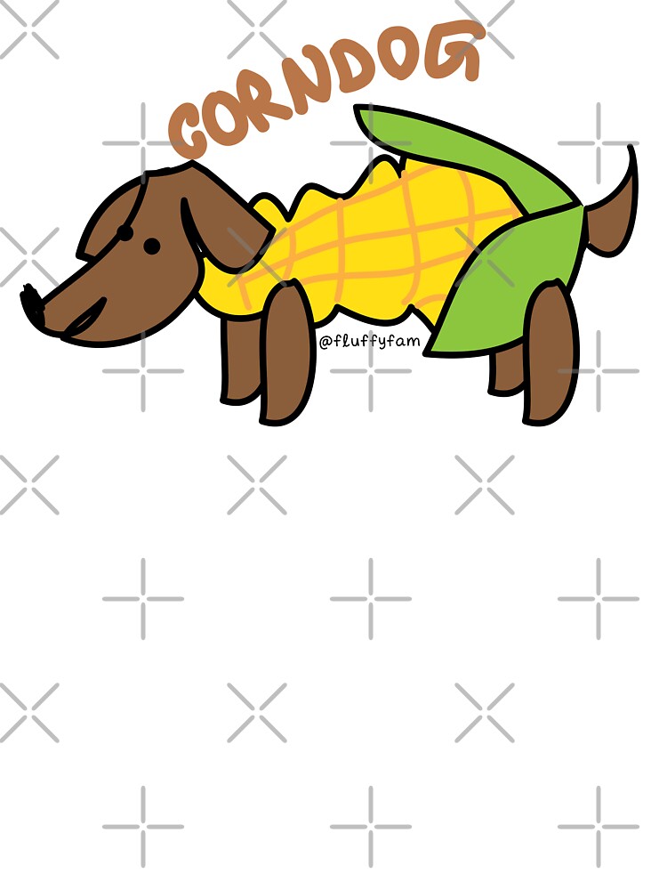 Corndog cute funny pun by fluffyfamcraft