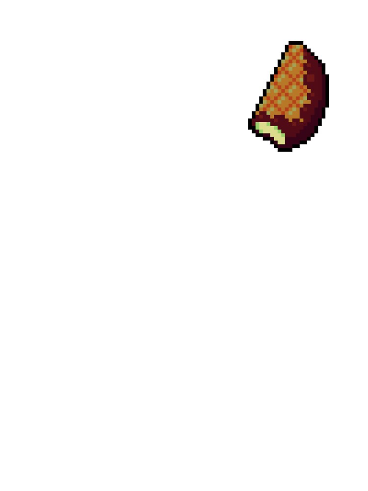 Pixel Chocotaco - Ice Cream - pixel food art by LittleFoodShop