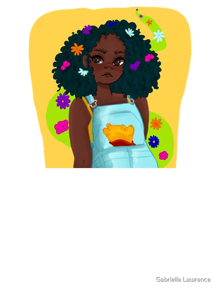Cute Melanin Cartoon by Gabrielle Lawrence