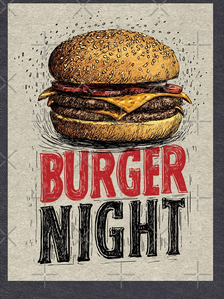 Burger Night by StudioRedKoala