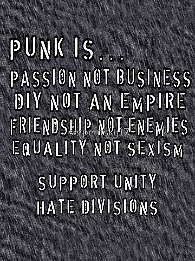 Punk Is... by SerpentSkyArts