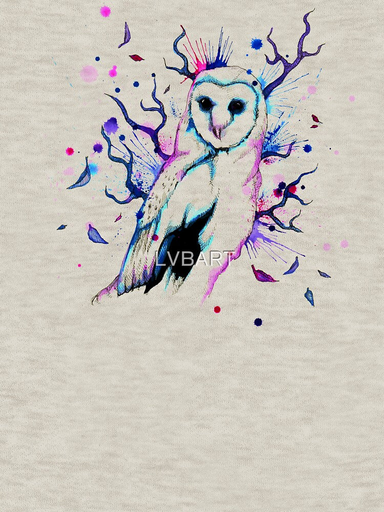 Cotton Candy Owl by LVBART