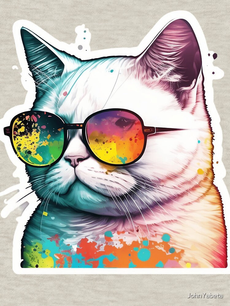 cat glasses by JohnYabeta