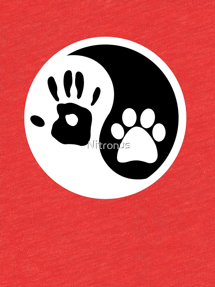 Dog hippie ying yang by Nitronus