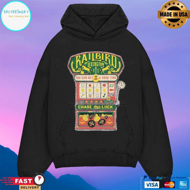 Railbird Festival Slot Machine Lineup Shirt