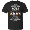 Never Underestimate An Old Man With Many Guitars T-Shirts, Hoodie, Tank