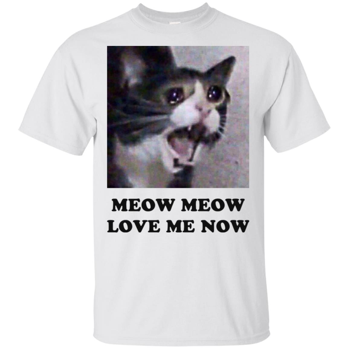 Meow Meow Love Me Now Cat Lovers T-Shirts, Hoodie, Tank