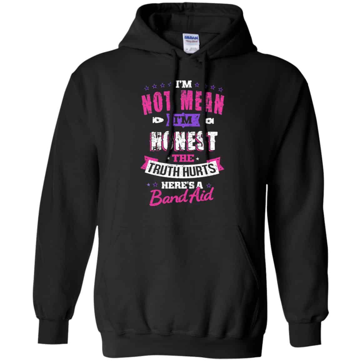 I’m Not Mean I’m Honest The Truth Hurts Here’s A Band Aid Shirt, Hoodie, Tank