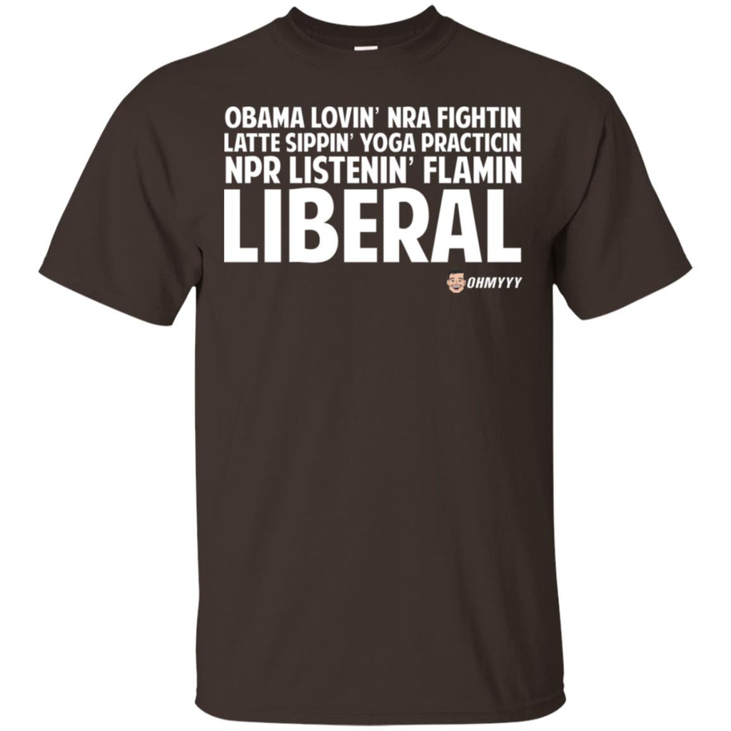 Obama Loving NRA Fighting Latte Sipping Yoga Practicing NPR Listening Flaming Liberal T-Shirts, Hoodie, Tank
