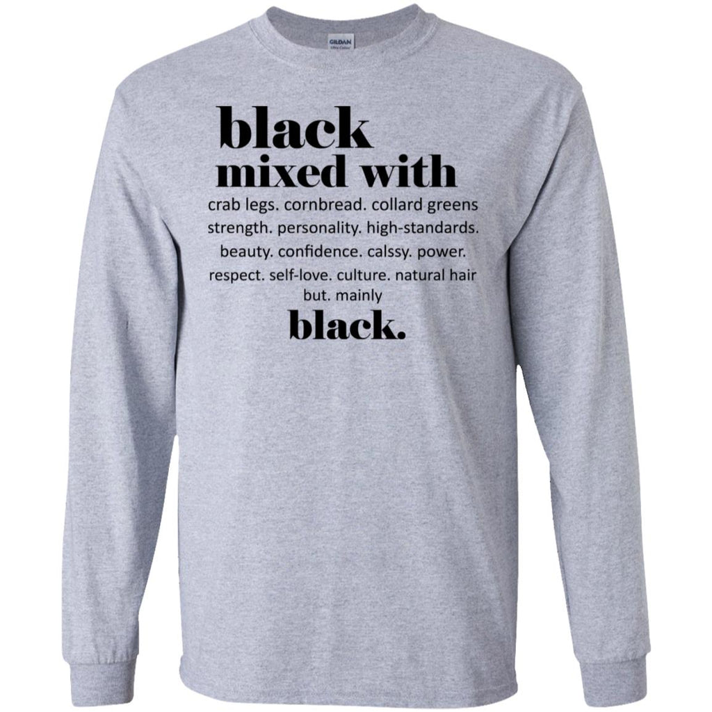 Black Mixed With Crab Legs Cornbread Collard Greens Strength T-Shirts, Hoodie, Tank