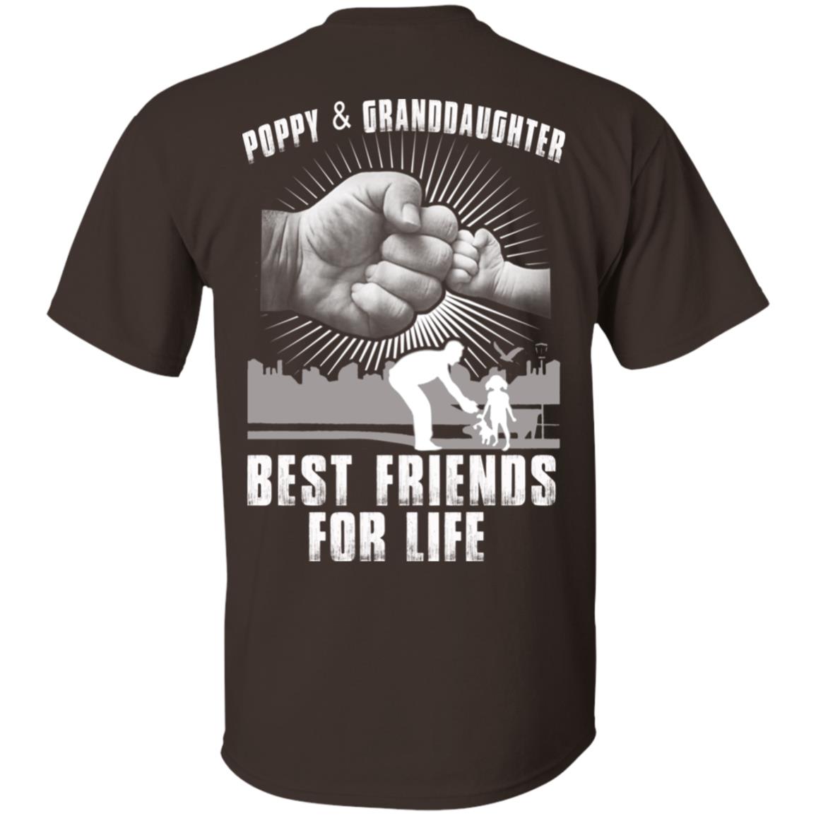 Poppy And Granddaughter Best Friends For Life T-Shirts, Hoodie, Tank