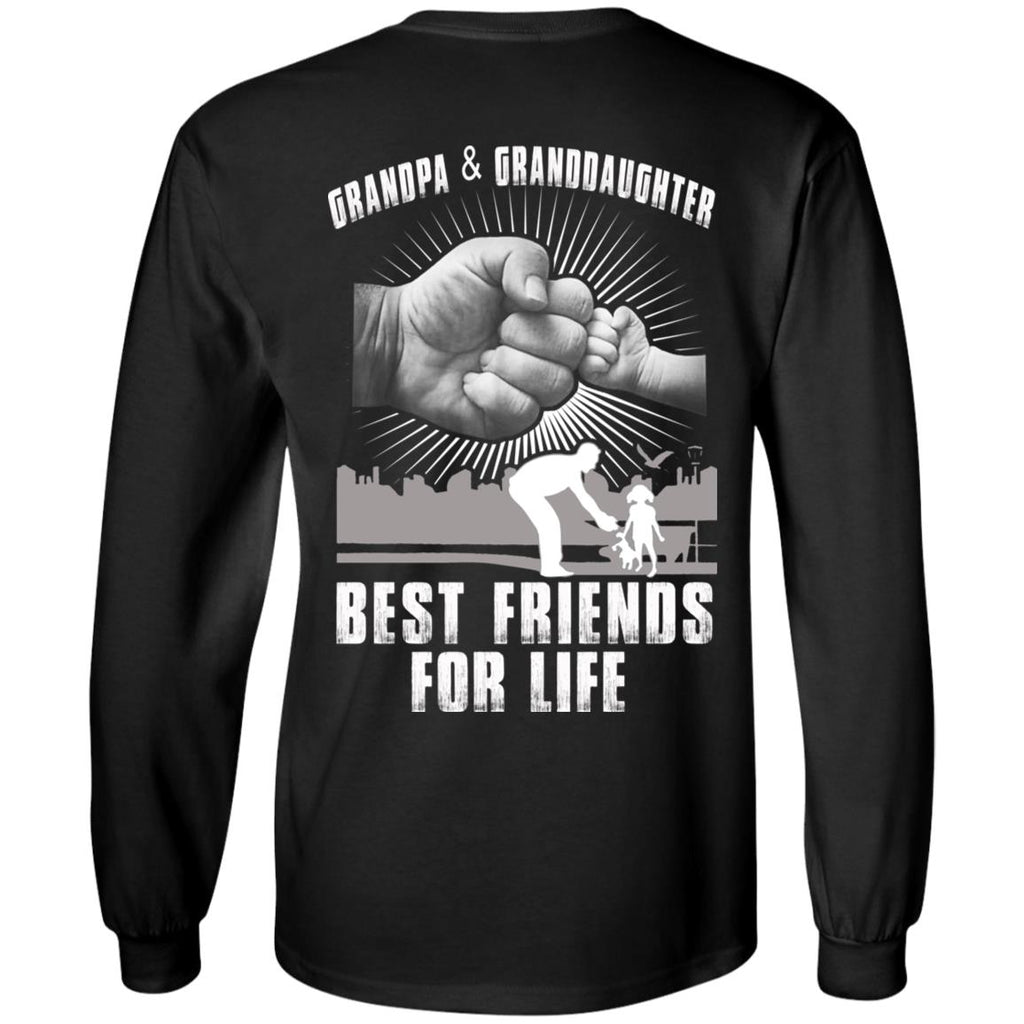 Grandpa And Granddaughter Best Friends For Life T-Shirts, Hoodie, Tank