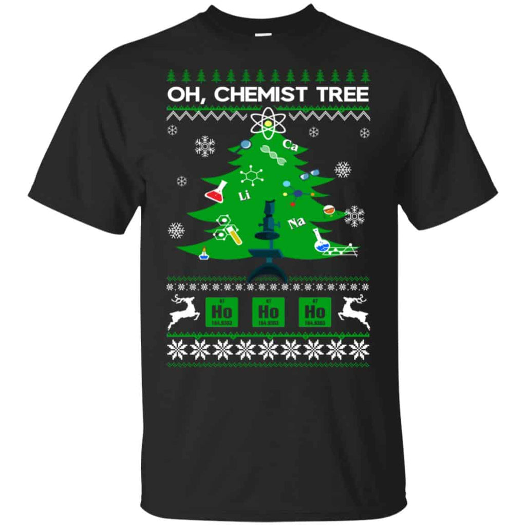 Oh Chemist Tree Ugly Christmas Sweater, T-Shirts, Hoodie