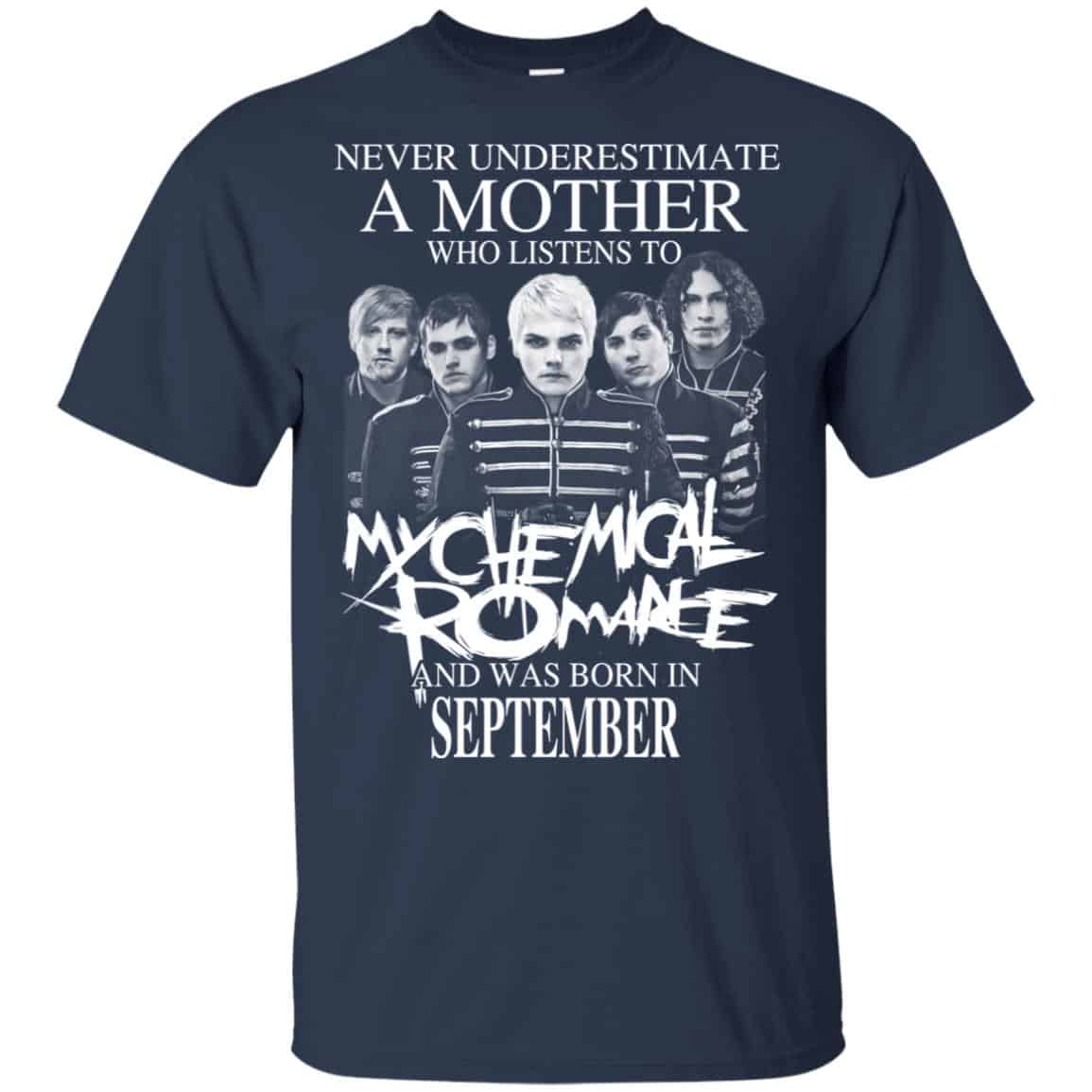 A Mother Who Listens To My Chemical Romance And Was Born In September T-Shirts, Hoodie, Tank