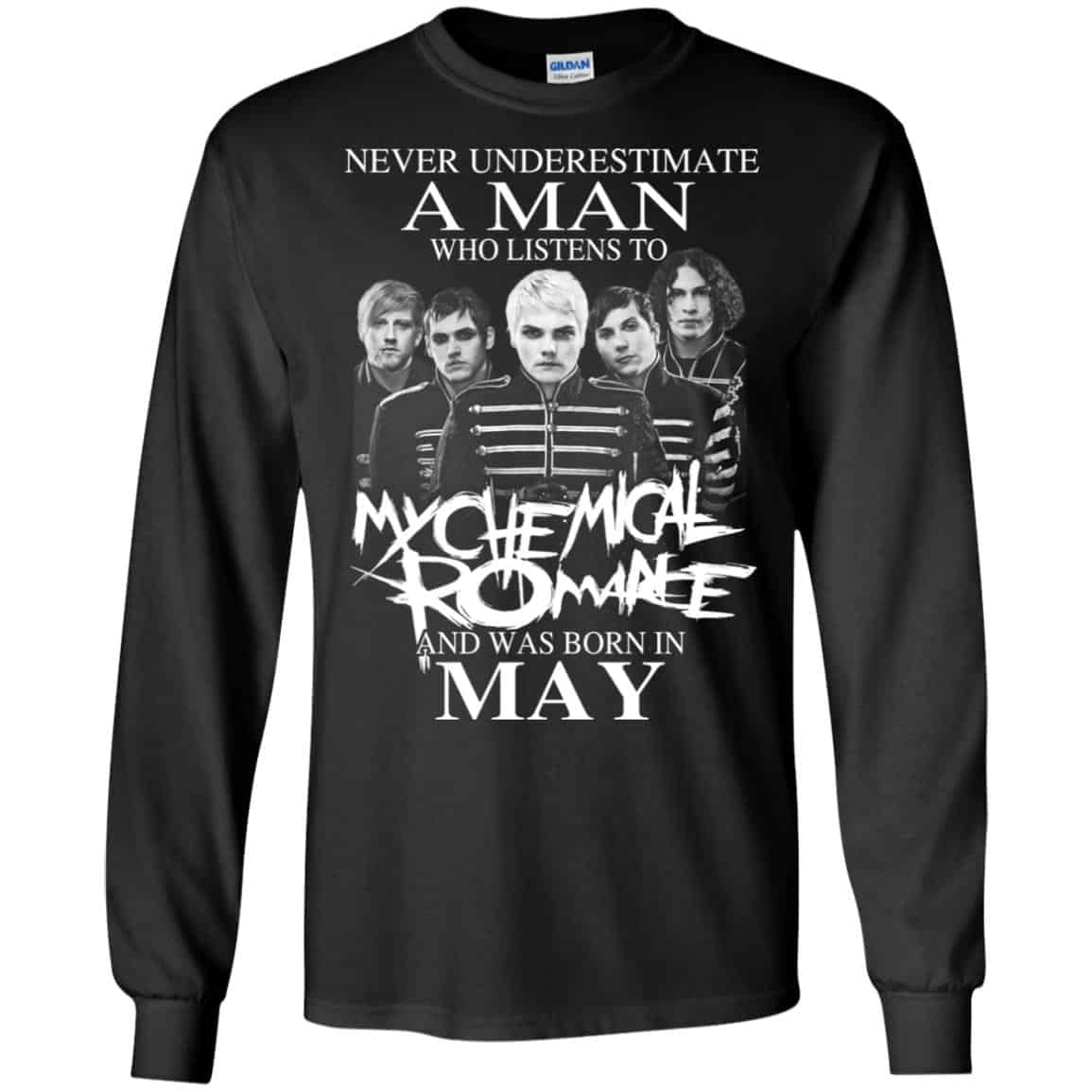 A Man Who Listens To My Chemical Romance And Was Born In May T-Shirts, Hoodie, Tank